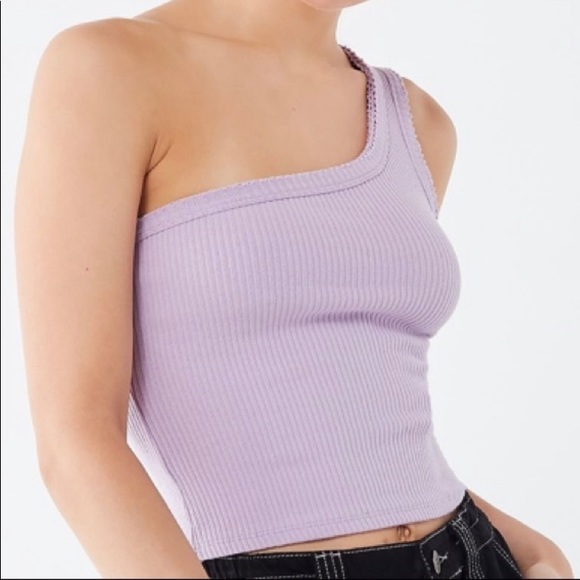 Urban Outfitters Purple One Strap Tank - Picture 1 of 4